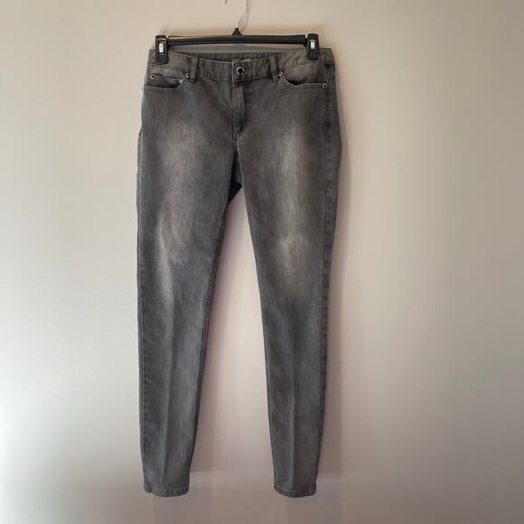 Michael Kors Skinny Lace Pocket Black Wash Denim Jeans, 8 - Picture 3 of 9